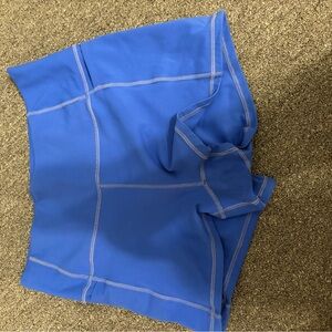 Fabletics Blue Bike Shorts